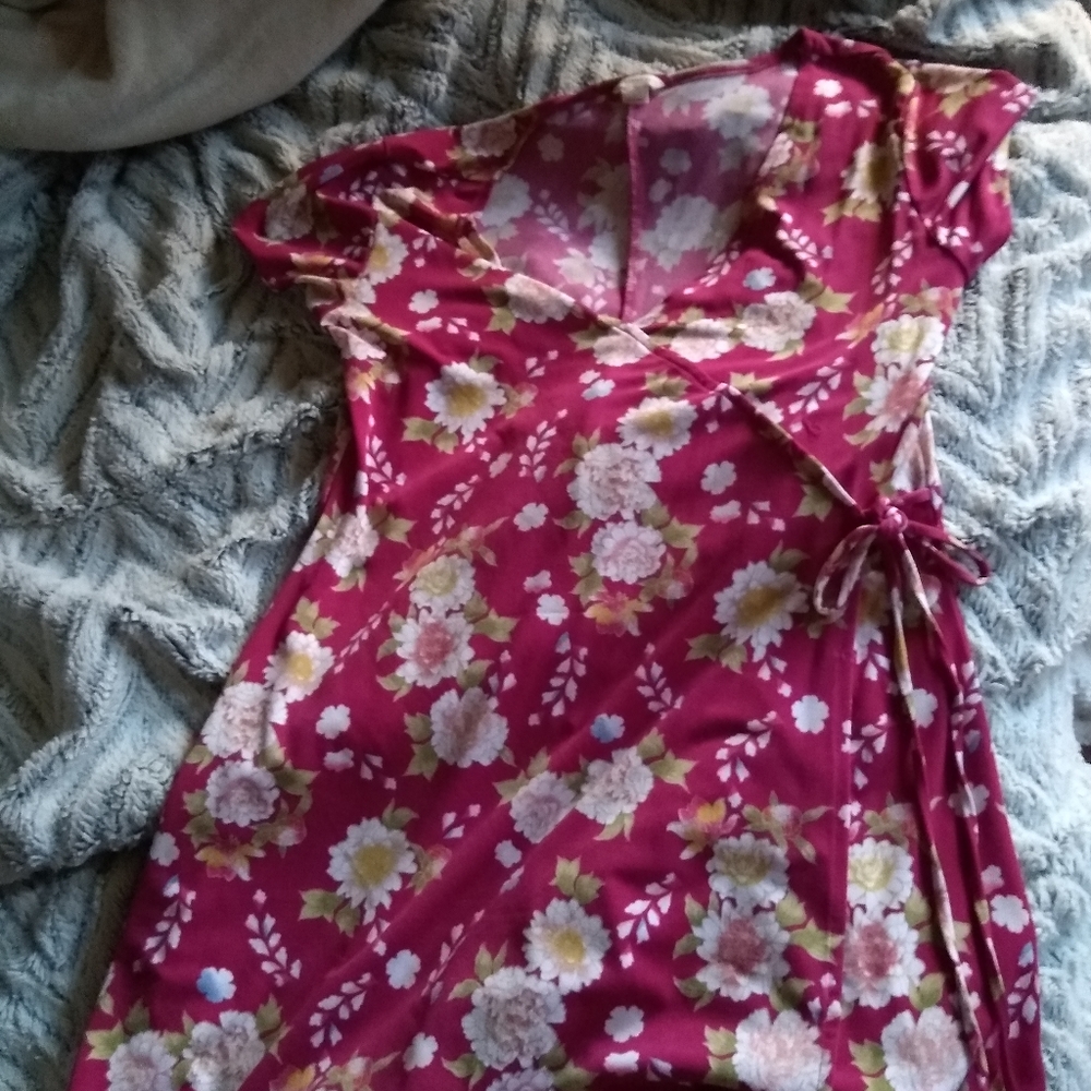 Floral Wrap Dress